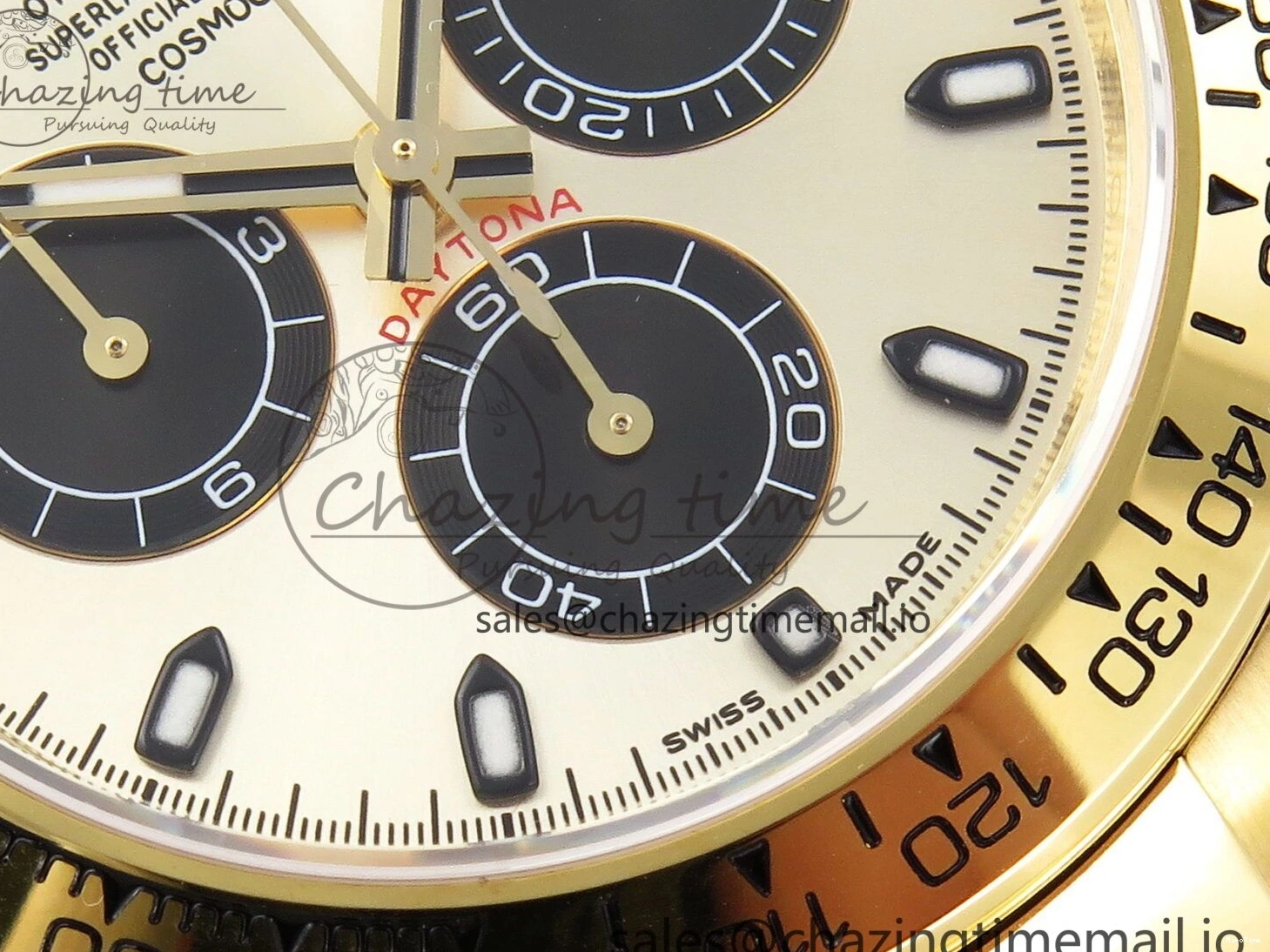 MiroTime 0101 Durable Daytona 116508 KING 1:1 Best Edition YG Black Dial on YG Bracelet SH 1907